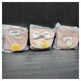 Lot of 3, Toddler Small Purse Mini Mouse Ear Bow Wallet Crossbody Shoulder Bag for Teen Girls Pink