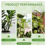 Frog Plant Stand, Frog Plant Holder, Flower Pot Hugger Plant Climbing Fixture Clips, Cute & Stable Support, Indoor/Outdoor Plant Stand Accessories - Multipurpose Garden Decor Clips for Flower Pots