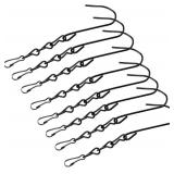 9pcs Heavy Duty Metal Hanging Chains Hooks for Bird Feeders and Lanterns Strong Support for Garden Decor Easy Installation and Removal