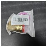 Garden Hose Swivel elbow Connector 90 Degree Solid Brass Pipe Fittings,Brass Replacement Part Swivel,Hose Kink Protector 1pc