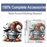 ijbnhd Gnome Diamond Painting Kit for Adults Gnome Diamond Art Painting for Beginners Full Drill Round Gem Art for Crafts Home Wall Decor Gift 14x14inch