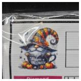 ijbnhd Gnome Diamond Painting Kit for Adults Gnome Diamond Art Painting for Beginners Full Drill Round Gem Art for Crafts Home Wall Decor Gift 14x14inch