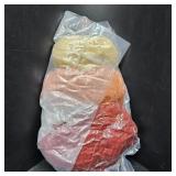 Lanpn 3D Stacked Fall Pumpkin Pillow, 3 Color Corduroy Pumpkin Halloween Decoration Throw Pillow Soft Cute 3D Shaped Cushion for Sofa Couch Bedroom Autumn Thanksgiving Halloween Decor (9.1x15in)