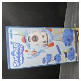 Skirfy Sprinkler Rocket Launcher Outdoor Water Toys for Kids, Rocket Design Water Powered Liftoff 9-16ft & Spin, Summer Garden Lawn Toys & Birthday Gift for Girls Boys Age 3-12 Year Old  White