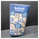 Skirfy Sprinkler Rocket Launcher Outdoor Water Toys for Kids, Rocket Design Water Powered Liftoff 9-16ft & Spin, Summer Garden Lawn Toys & Birthday Gift for Girls Boys Age 3-12 Year Old  White