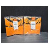 Lot of 2, Juvale Pack of 6 Pumpkin Leaf Bag Small and Medium Sized Pumpkin Trash Bags The Perfect Fall Lawn Decoration Orange