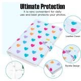 Veicevol 156 Pockets Photo Album for Fujifilm Instax Mini Camera, Polaroid Camera, Leather Cover, Photo Albums for Instax Mini 12 11 9 40 90 8 7 Evo LiPlay Instant Camera, 2x3 Photo Album(Blue)