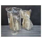 Lot of 3, Plastic Champagne Flutes 10 Pack Disposable Champagne Glasses 5.5 Oz for Small Party Parties Wedding Toasts and New Year s Eve - Elegant Bulk Gold Plastic Wine Flutes (Gold-10pcs)