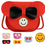 Toddler Small Purse Mini Mouse Ear Bow Wallet Crossbody Shoulder Bag for Teen Girls 2 3 4 5 6 7 8 Year Old Kid Baby Gift 1PCS