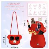 Toddler Small Purse Mini Mouse Ear Bow Wallet Crossbody Shoulder Bag for Teen Girls 2 3 4 5 6 7 8 Year Old Kid Baby Gift 1PCS