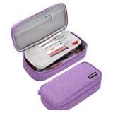 YOKUMA Pencil Case,Large Capacity Pencil Pouch,Aesthetic Zipper Pencil Box, Back to School Supplies for College Student Teen Adults,Travel Essentials,Electronic Cable Organize