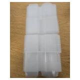 40 Sets Reusable Snack Containers with Lids for Kids Double Compartment Snack Packs Container Mini Grab and Go Prep Containers Contenedores Para Snacks