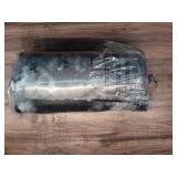 Super Soft Faux Rabbit Fur & Fleece Sherpa Throw Blanket - Ultra Soft Reversible Brushed Tie-dye Throw Blanket White,Light Grey, 50"x60"