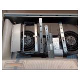 Sarela 30 in. W X 7 in. H 500CFM Convertible Under Cabinet Range Hood in Stainless Steel with LED Lights and Filter (See Pics) - Retail: $199