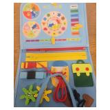 Toddler Dinosaur Busy Book, Busy Board Travel Toy