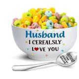 Husband Gift- Cereal Bowl/Spoon