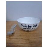 Husband Gift- Cereal Bowl/Spoon