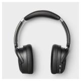 Active Noise Cancelling Bluetooth Wireless Over-Ear Headphones - heyday Black: Built-In Mic, Detachable Cable - Retail: $50
