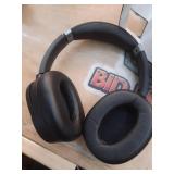 Active Noise Cancelling Bluetooth Wireless Over-Ear Headphones - heyday Black: Built-In Mic, Detachable Cable - Retail: $50