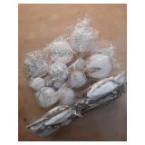Wedding Decoration (White) Yuxung 24 Pcs Christmas Tree Decor