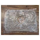 Cursiva Double Equal Mat for Kitchen Sinks