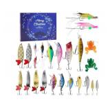 Fishing Advent Calendar 2025, 24 Day Fishing Lure Countdown Calendar