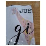 Canvas Tote Bag- "Just a Girl who Loves Giraffes"