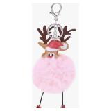 Christmas Keychain Plush Elk