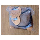 Lion Costume Accessories Set 6 Pieces Including Ears, Headband, Tail,Nose, Bowknot and Gloves