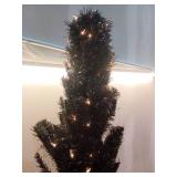 National Tree Company 4 ft Prelit Tinsel Tree
