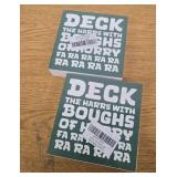 2 Count A Christmas Story Christmas Vacation Decorations Xmas Vacation  5 x 5 inches