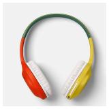 Wireless Built-In-Microphone Headphones - heyday Yellow/Orange/Green: On-Ear, USB-C Compatibility