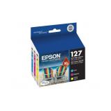Epson 127XL C/M/Y 3pk Ink Cartridges - Cyan, Magenta, Yellow (T127520-CP): High Yield Printer Ink