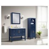 Sturgess 24 in. W x 32 in. H Rectangular Medicine Cabinet with Mirror - Retail: $263