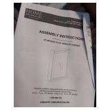 Sturgess 24 in. W x 32 in. H Rectangular Medicine Cabinet with Mirror - Retail: $263