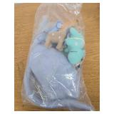 CUTIE PUMPKIN Pack and Play Crib Mobile for Boys or Girls,Light Blue Bassinet Mobile with Music,Rotation,Nursy Lights,Natural Sounds,Timer Function,Starlight Projection