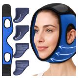 Wisdom Teeth Ice Pack Head Wrap with Innovative Gel Ice Packs 4 Gel Packs