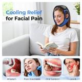 Wisdom Teeth Ice Pack Head Wrap with Innovative Gel Ice Packs 4 Gel Packs