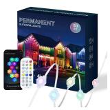 Permanent Outdoor Lights 50ft Retail: $150