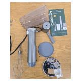 Cuisinart HB 400PC Variable Speed Immersion Blender with Food Processor WORKS - Retail: $67