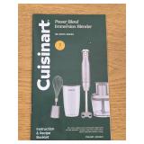 Cuisinart HB 400PC Variable Speed Immersion Blender with Food Processor WORKS - Retail: $67