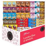 Cookies Individually Wrapped Variety Pack - Cookies Bulk Assortment Care Package Sampler Gift Box (45 Count) - Retail: $50