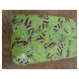 24-Pack Lime Green Furry Christmas Balls with Bow, 4" Soft Faux Fur Plush Pom Pom Ball Ornaments