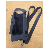 Silicone Case Cover for JBL Charge 6- Portable Speaker, Travel Carrying Protective Cover with Adjustable Shoulder Strap Anti-Dust Charging Port Cover for Charge 6 (Black)