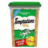Temptations Classic Seafood Medley Flavor Crunchy Cat Treats - 16oz BEST BY 12/17/2026