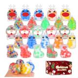 25 Pack Christmas Mini Squeeze Balls Toys