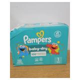 Pampers Baby Dry Diapers Super Pack - Size 1 - 120ct