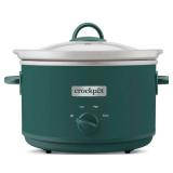Crock-Pot 4.5qt Slow Cooker Ponderosa Green: Ceramic Stoneware, 3 Settings, Stay-Cool Handles, Dishwasher-Safe Parts