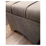 Better Homes & Gardens Pintucked Storage Bench  Gray - Retail: $94