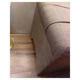 Better Homes & Gardens Pintucked Storage Bench Gray (Cosmetic Damage)- Retail: $94